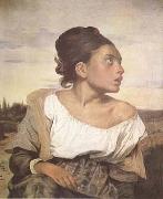 Eugene Delacroix Orphan Girl at the Cemetery (mk09) oil painting reproduction
